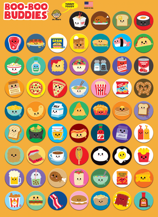 Junk Foods Button Box – Kids Collection