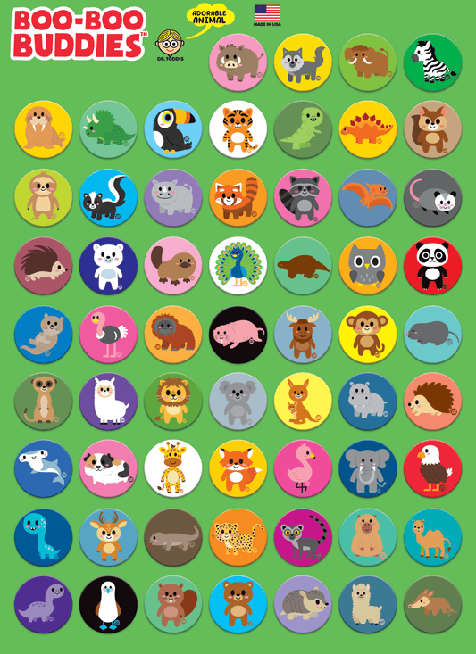 Animal Friends Button Box – Kids Collection