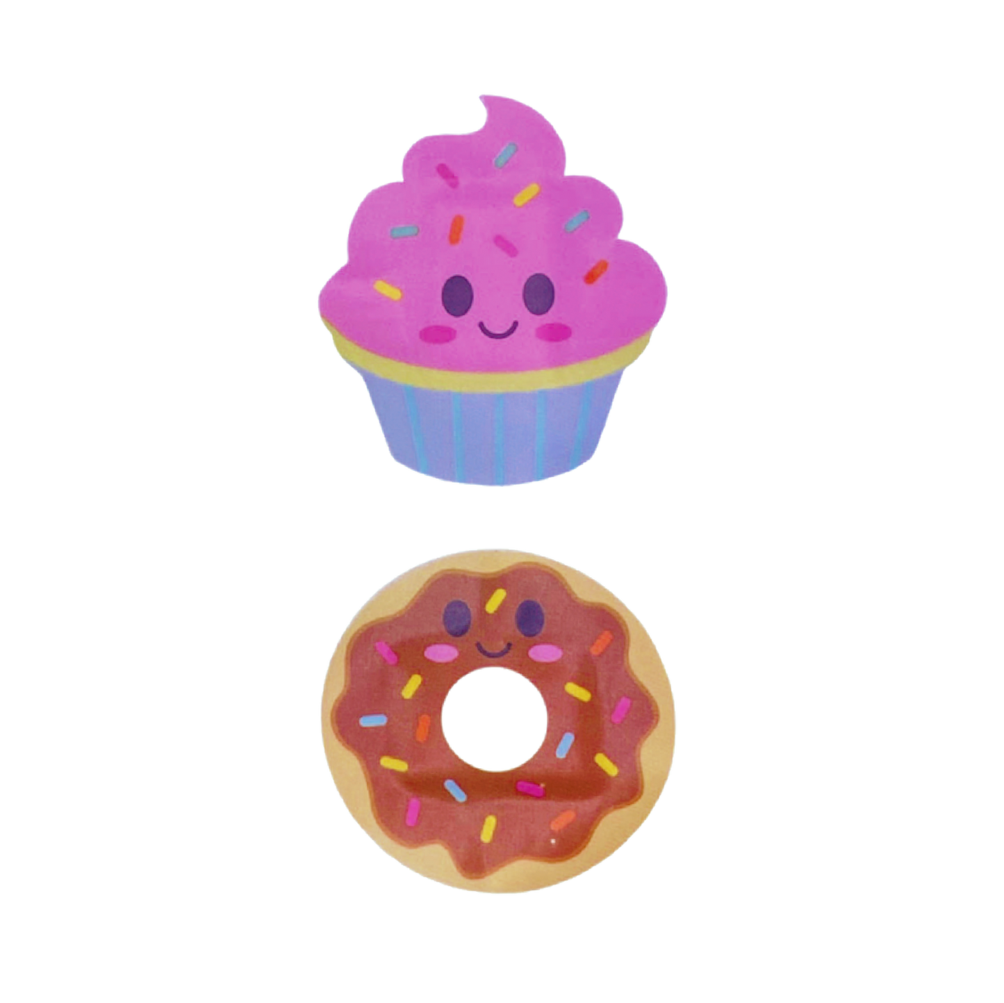 Kids Bandages – Cupcake + Donut (24 Count, Latex-Free)