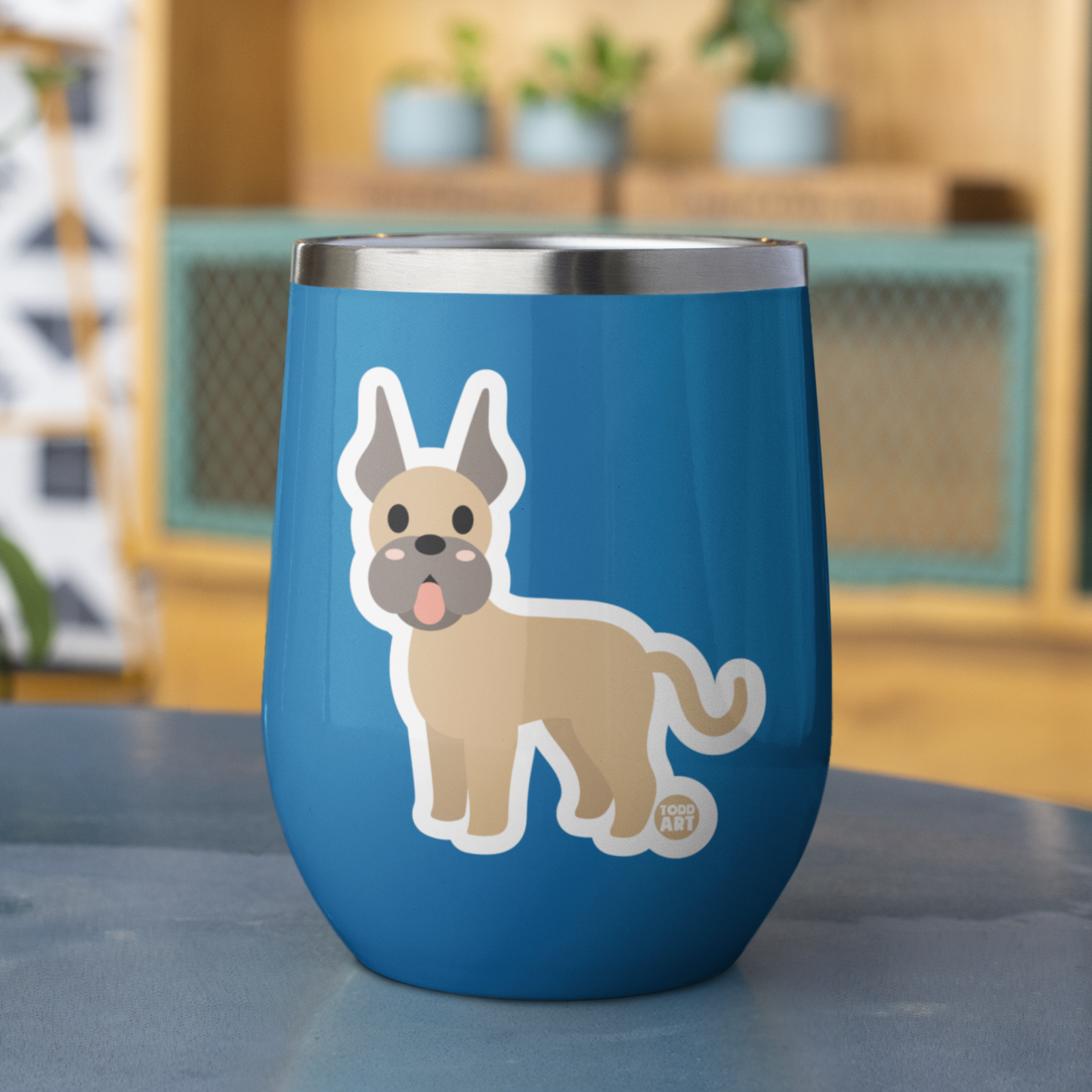 GREAT DANE DOG - 3" Sticker