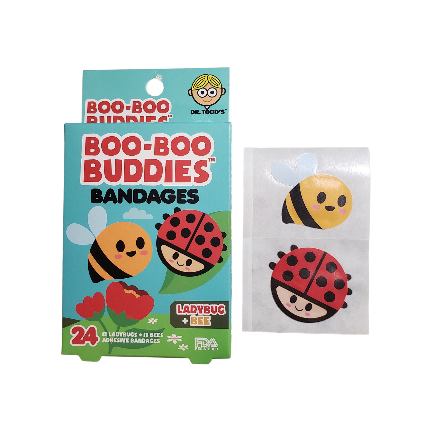 Boo Boo Buddies Ladybug and Bee Bandages