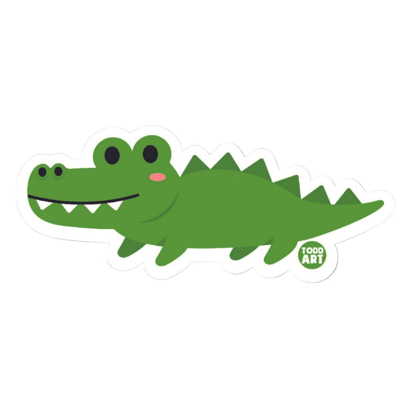 Alligator - 3" Art Sticker