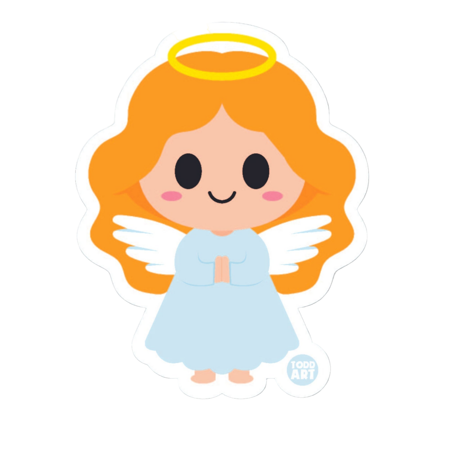Angel - 3" Art Sticker