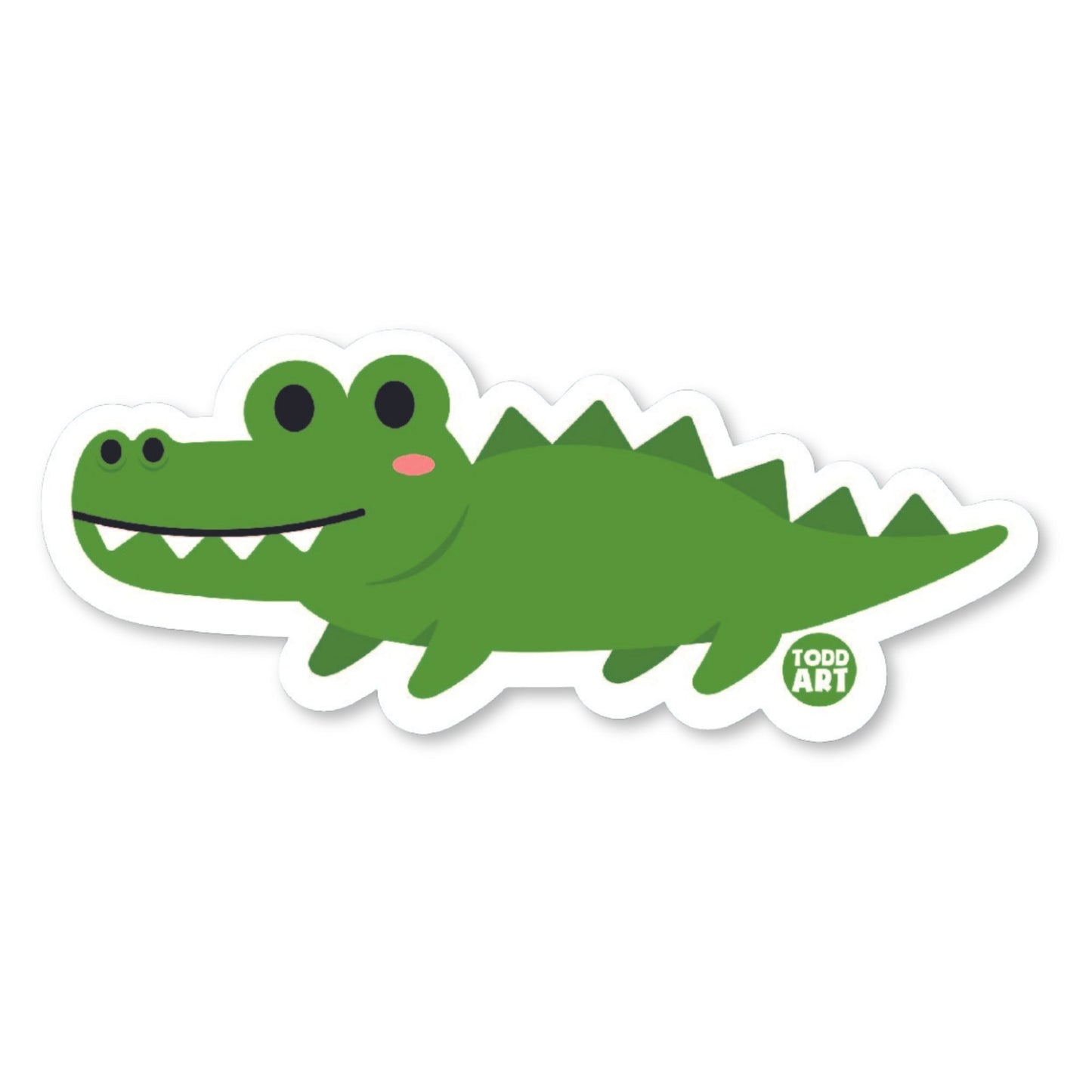 Alligator - 3" Art Sticker
