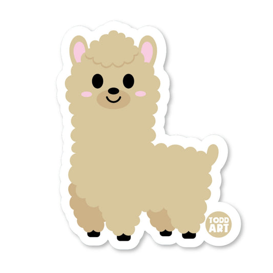 LLama- 3" Art Sticker