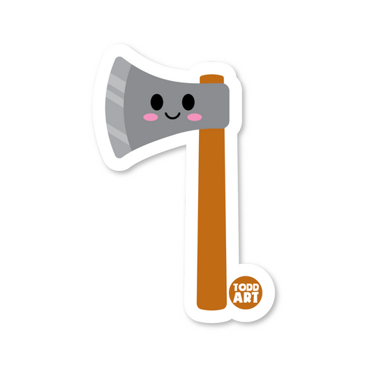 Axe - 3" Art Sticker
