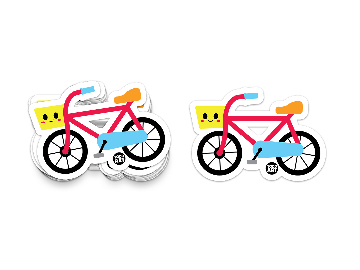 Bicycle - 3" Art Sticker