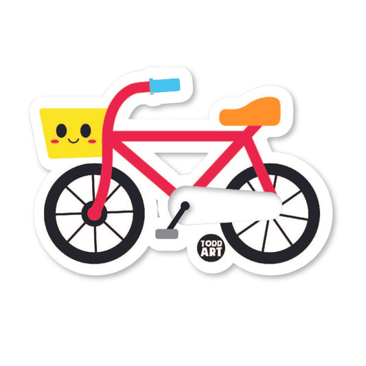 Bicycle - 3" Art Sticker