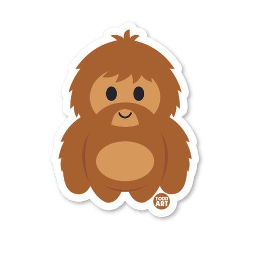Bigfoot - 3" Art Sticker