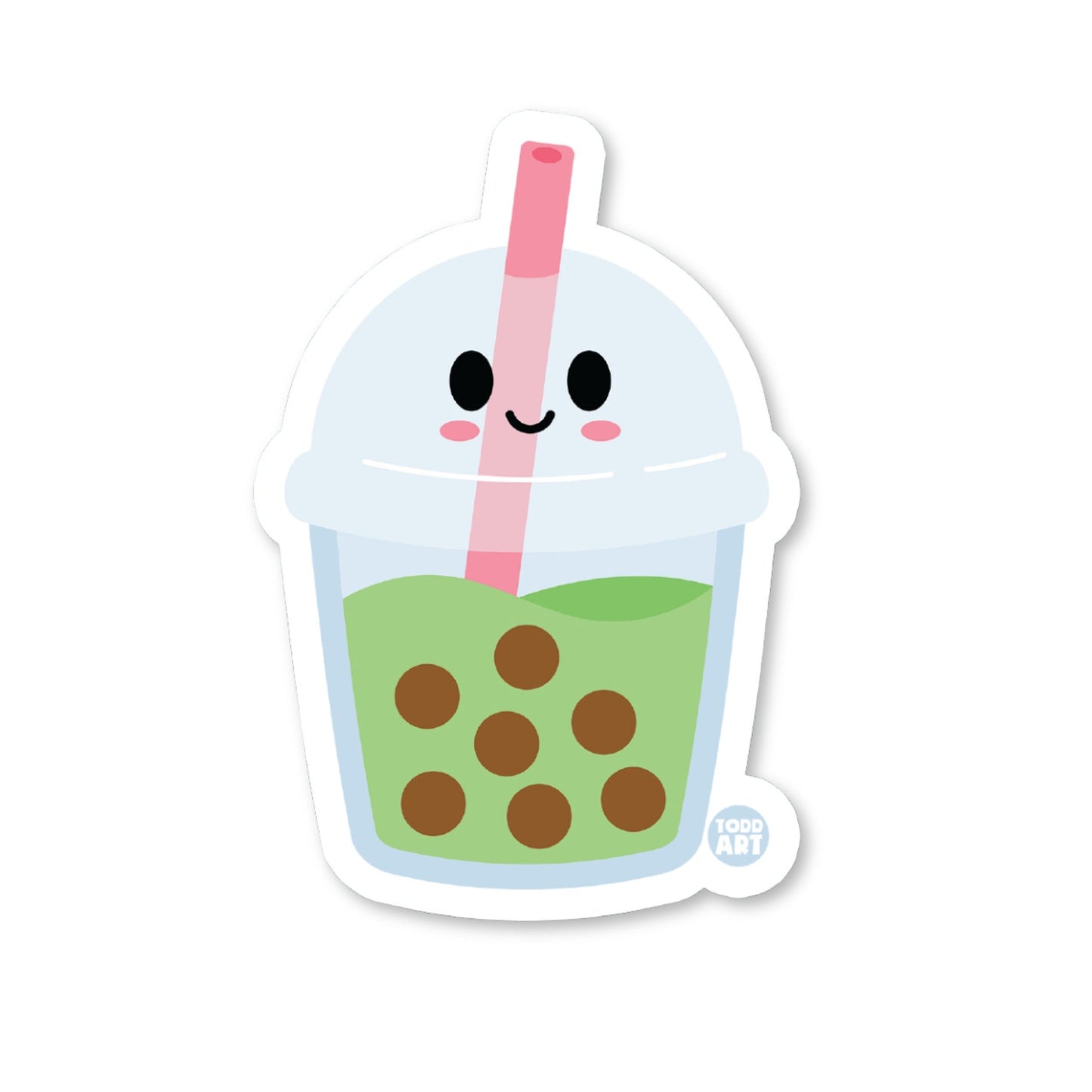 Boba Tea - 3" Art Sticker