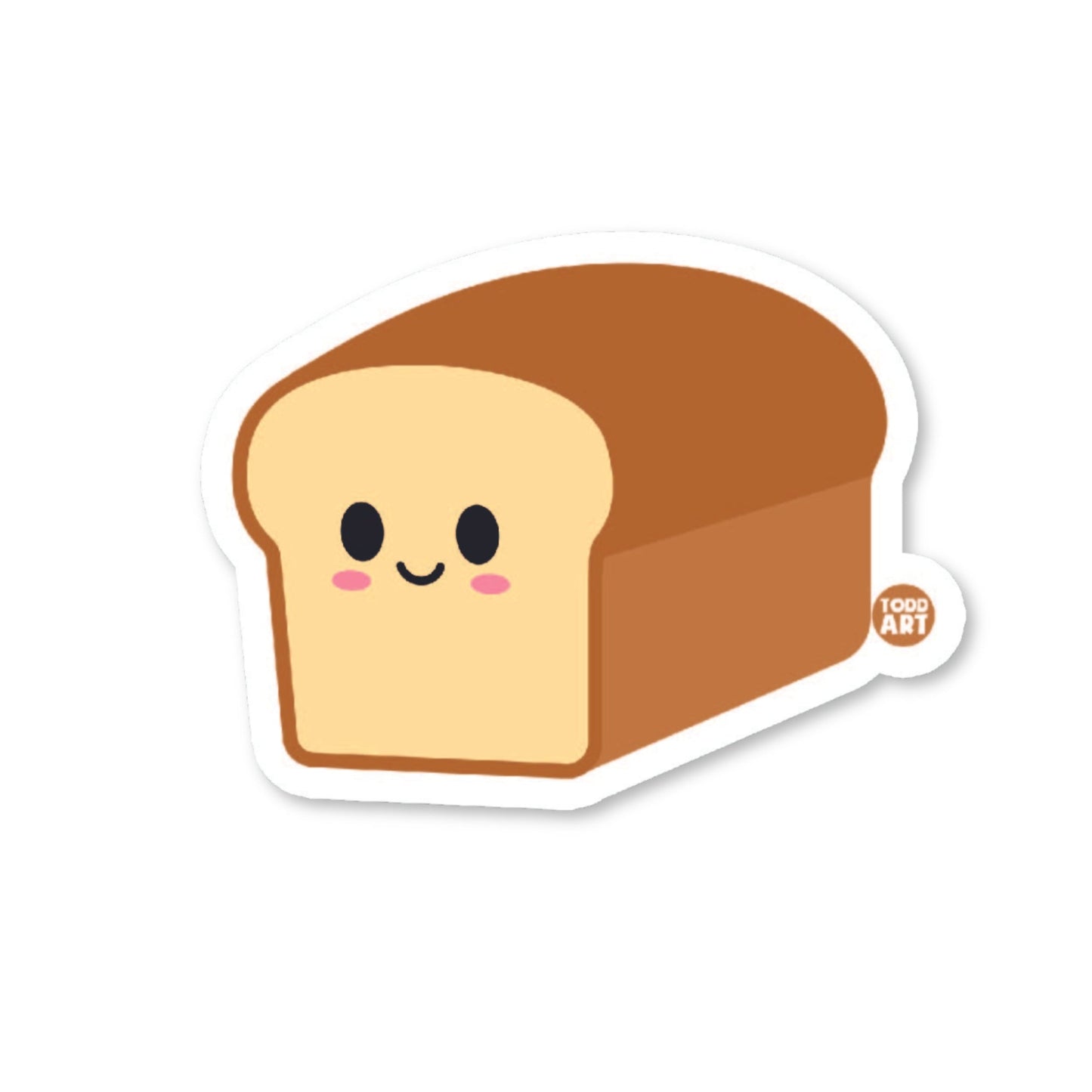 Bread Loaf - 3" Art Sticker