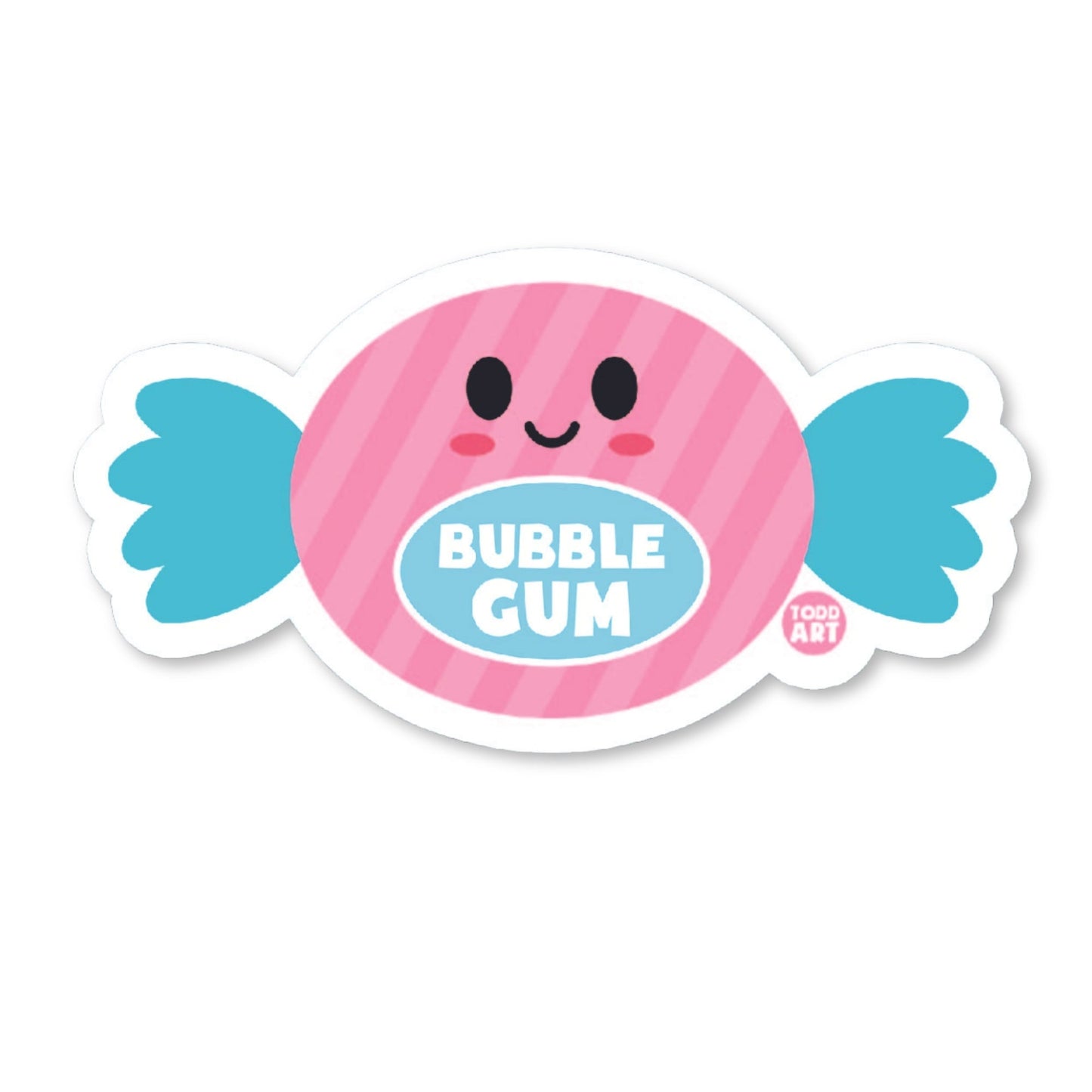 Bubble Gum - 3" Art Sticker