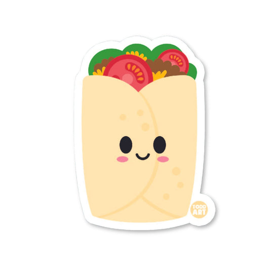 Burrito - 3" Art Sticker