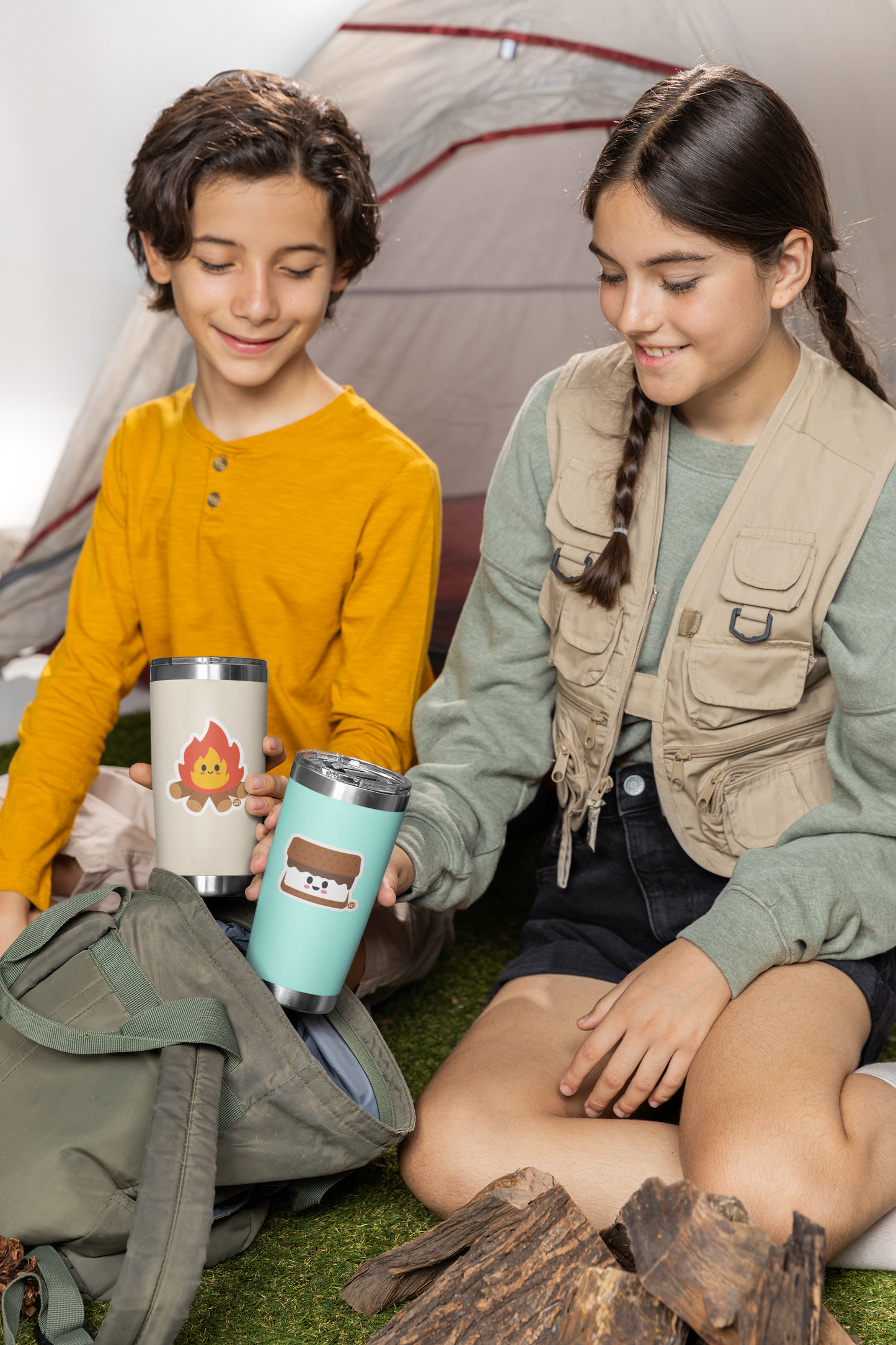 Dolphin - 3" Art Sticker