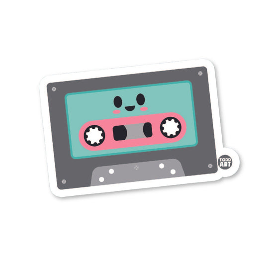 Cassette Tape - 3" Art Sticker