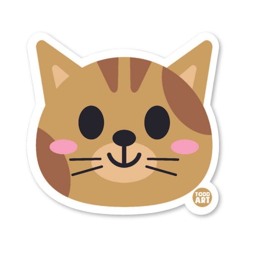 Cat Dxw- 3" Art Sticker