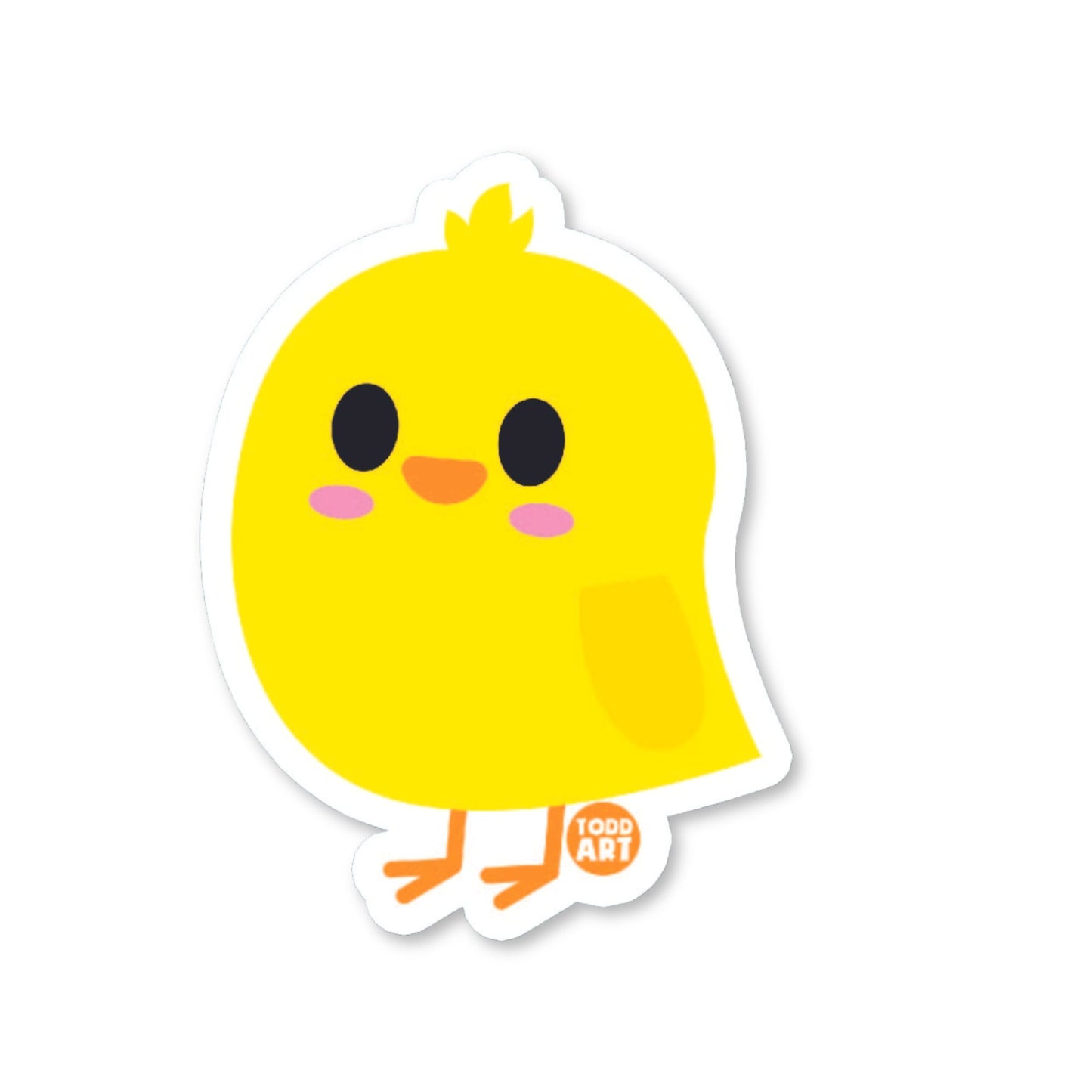 Chick - 3" Art Sticker