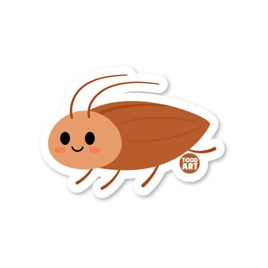 Cockroach - 3" Art Sticker