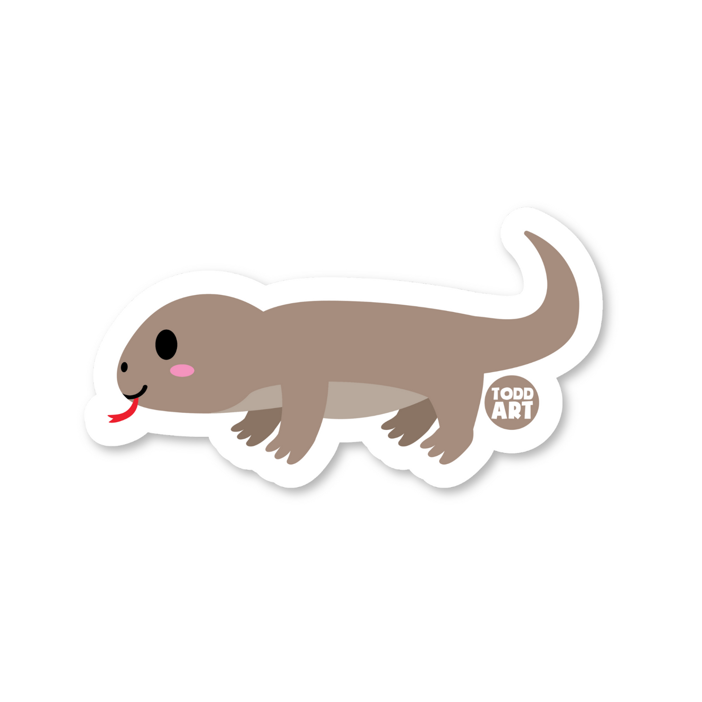 Comodo Dragon  - 3" Art Sticker