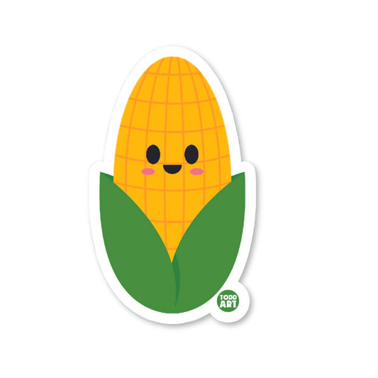Corn on the Cob - 3" Art Sticker
