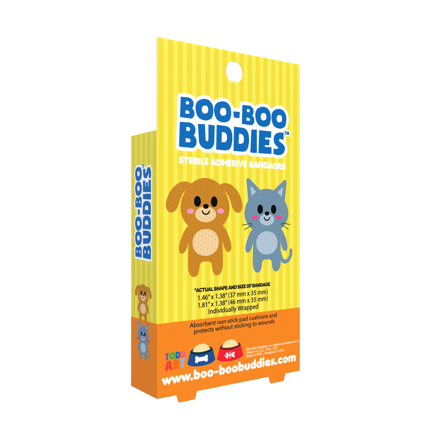 Kids Bandages – Dog + Cat (24 Count, Latex-Free)