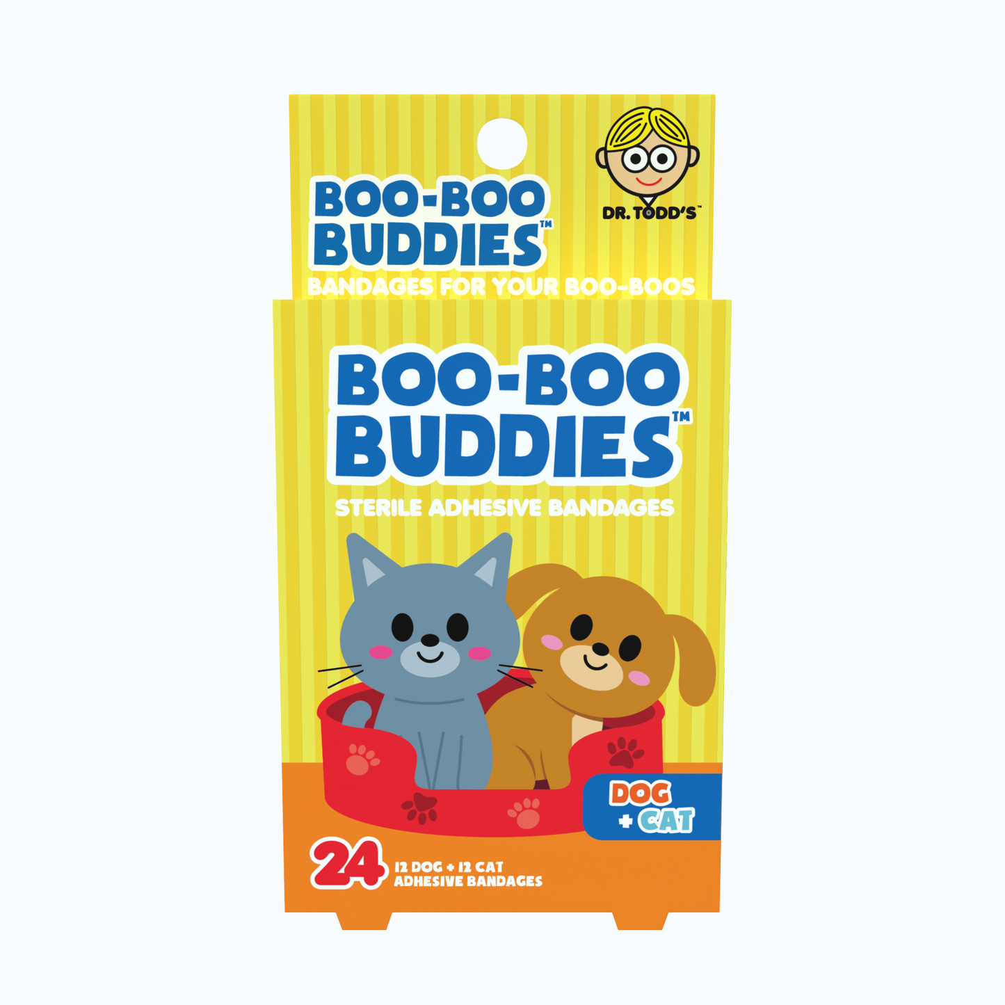 Kids Bandages – Dog + Cat (24 Count, Latex-Free)