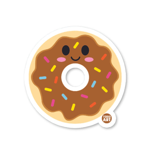 Donut - 3" Art Sticker
