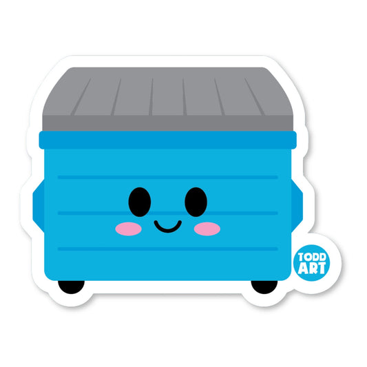 Dumpster - 3" Art Sticker