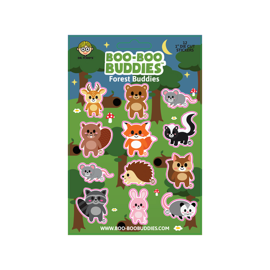 Boo Boo Buddies® Forest Buddies Sticker Sheet – Collectible