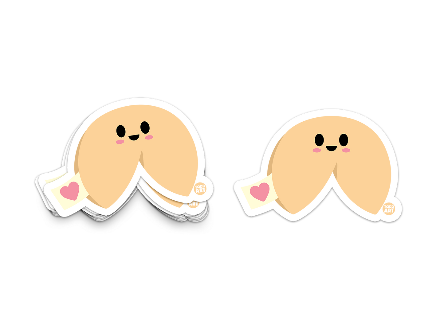Fortune Cookie - 3" Art Sticker