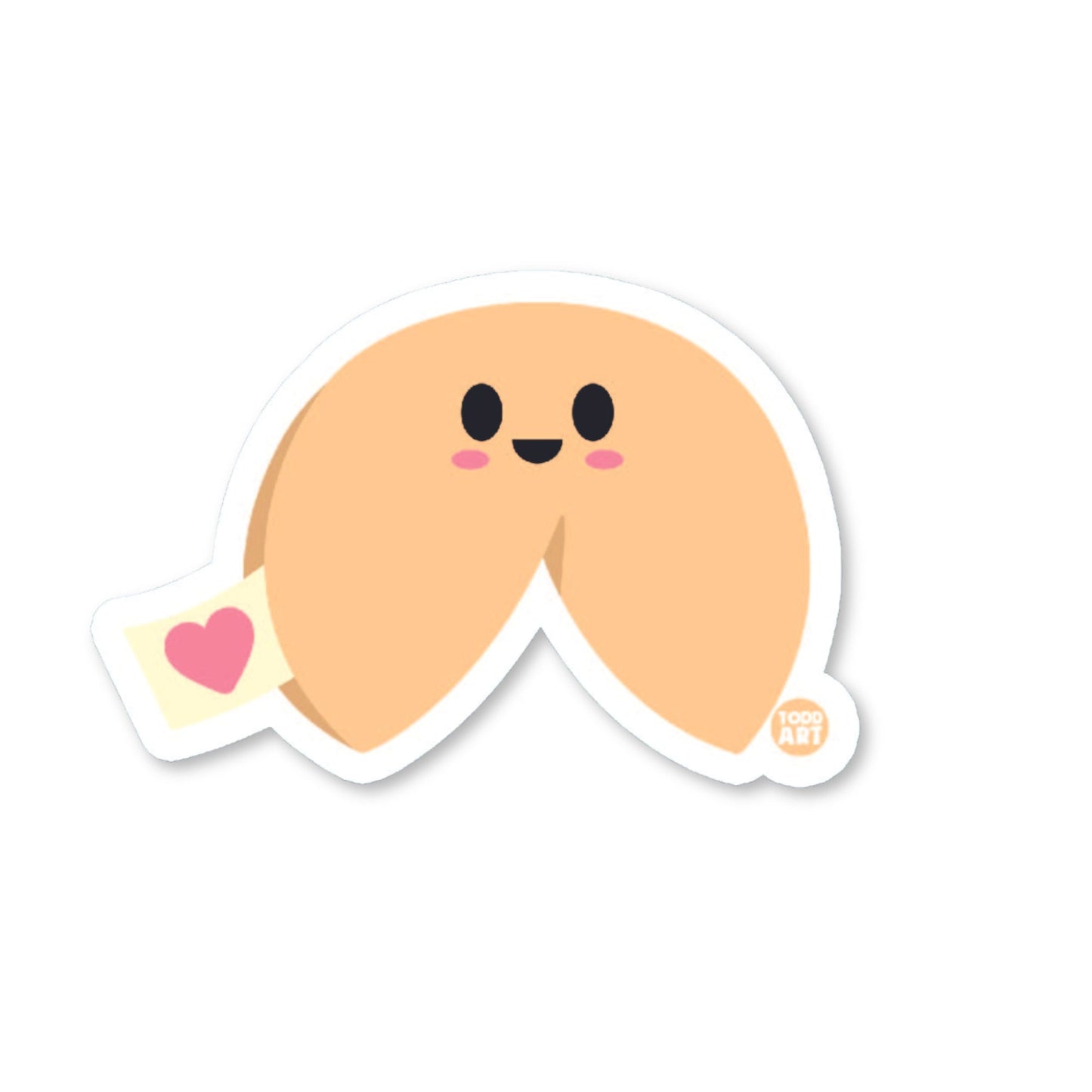 Fortune Cookie - 3" Art Sticker