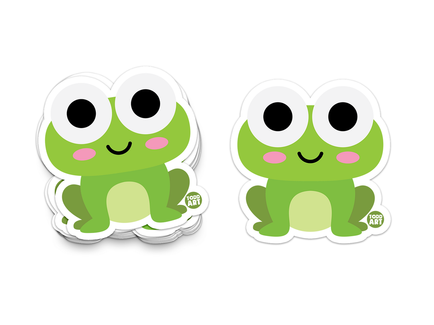 Frog - 3" Art Sticker