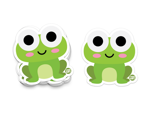 Frog - 3" Art Sticker