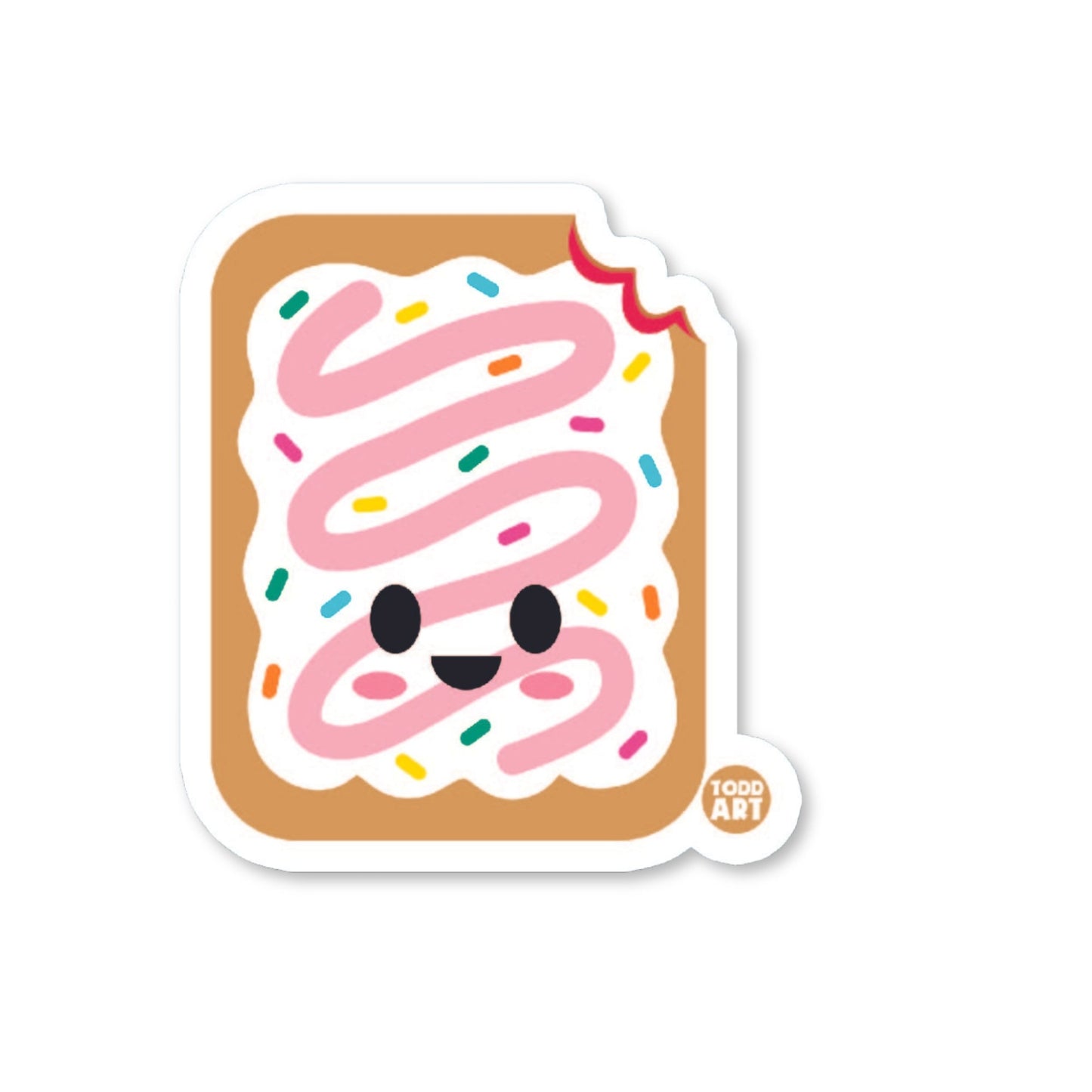 Frosted Tart - 3" Art Sticker