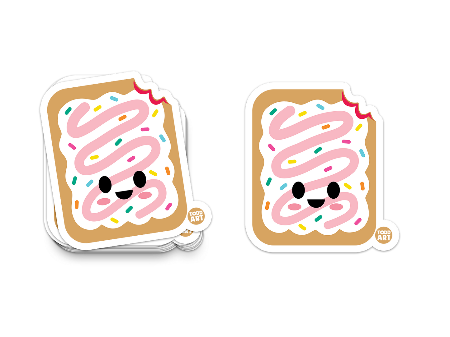 Frosted Tart - 3" Art Sticker