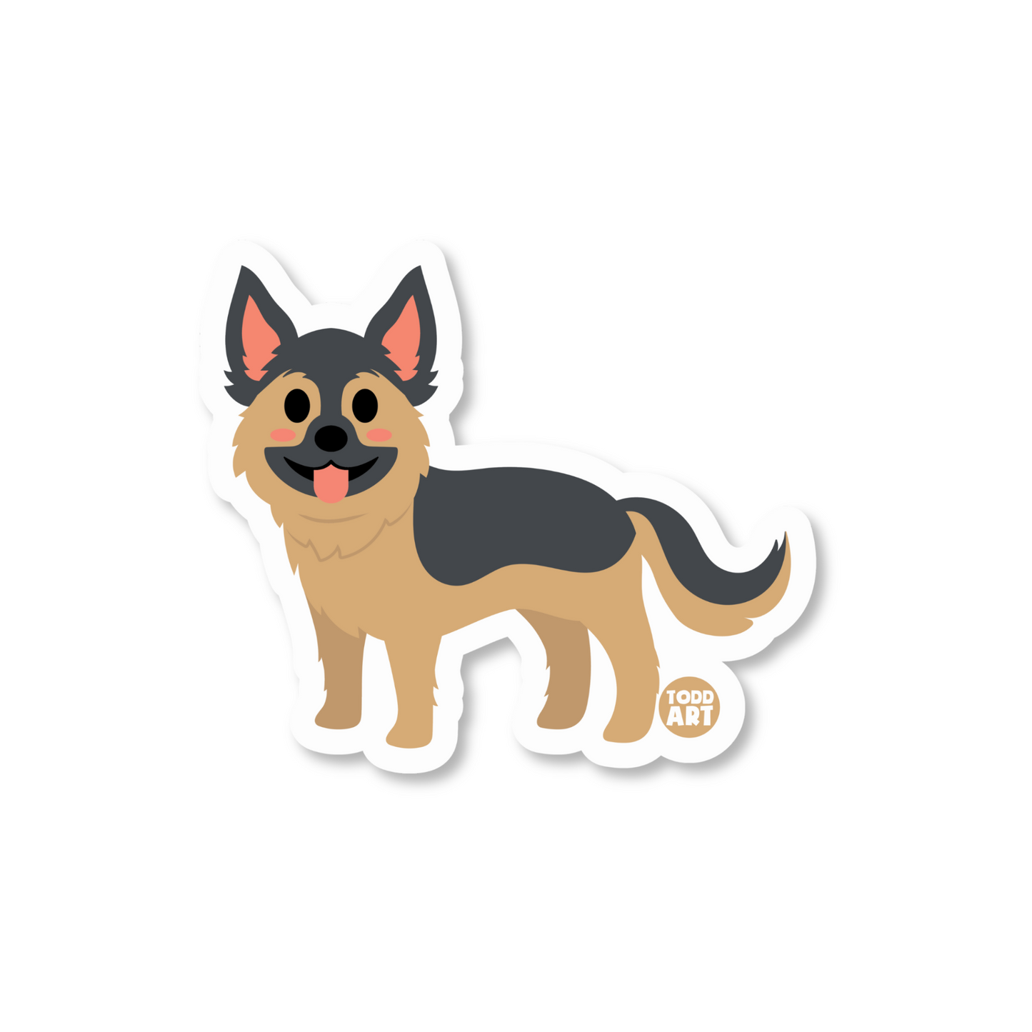 GERMAN SHEPHARD - 3" Sticker