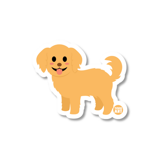 GOLDEN RETRIEVER - 3" Sticker