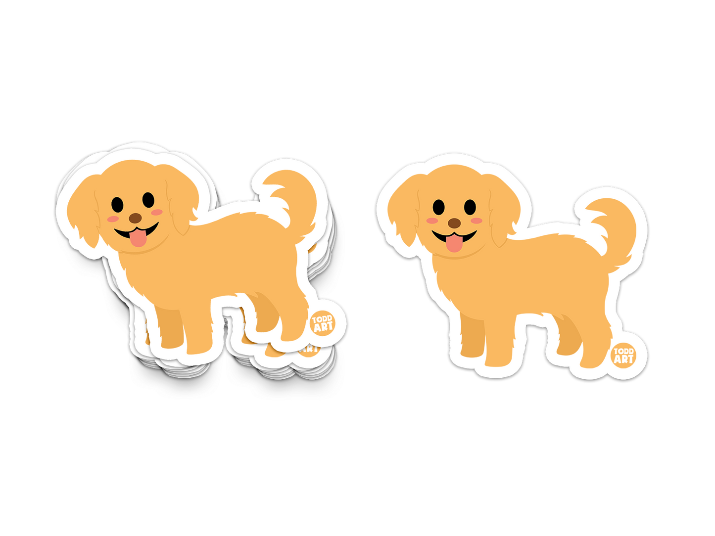 GOLDEN RETRIEVER - 3" Sticker