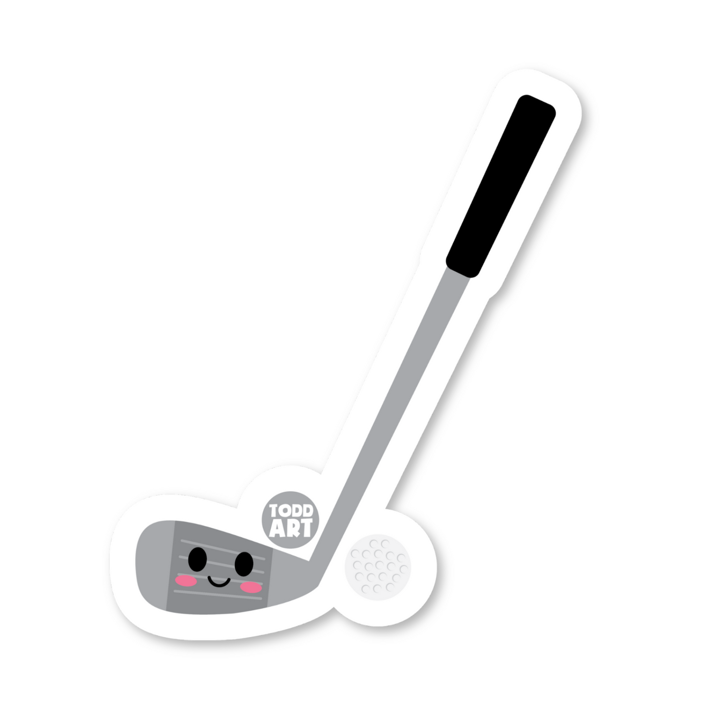 Golf Club - 3" Art Sticker