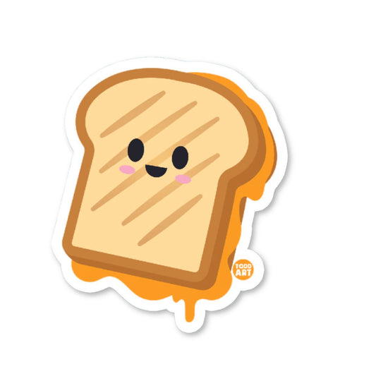 Grilled Cheese - 3" Art Sticker