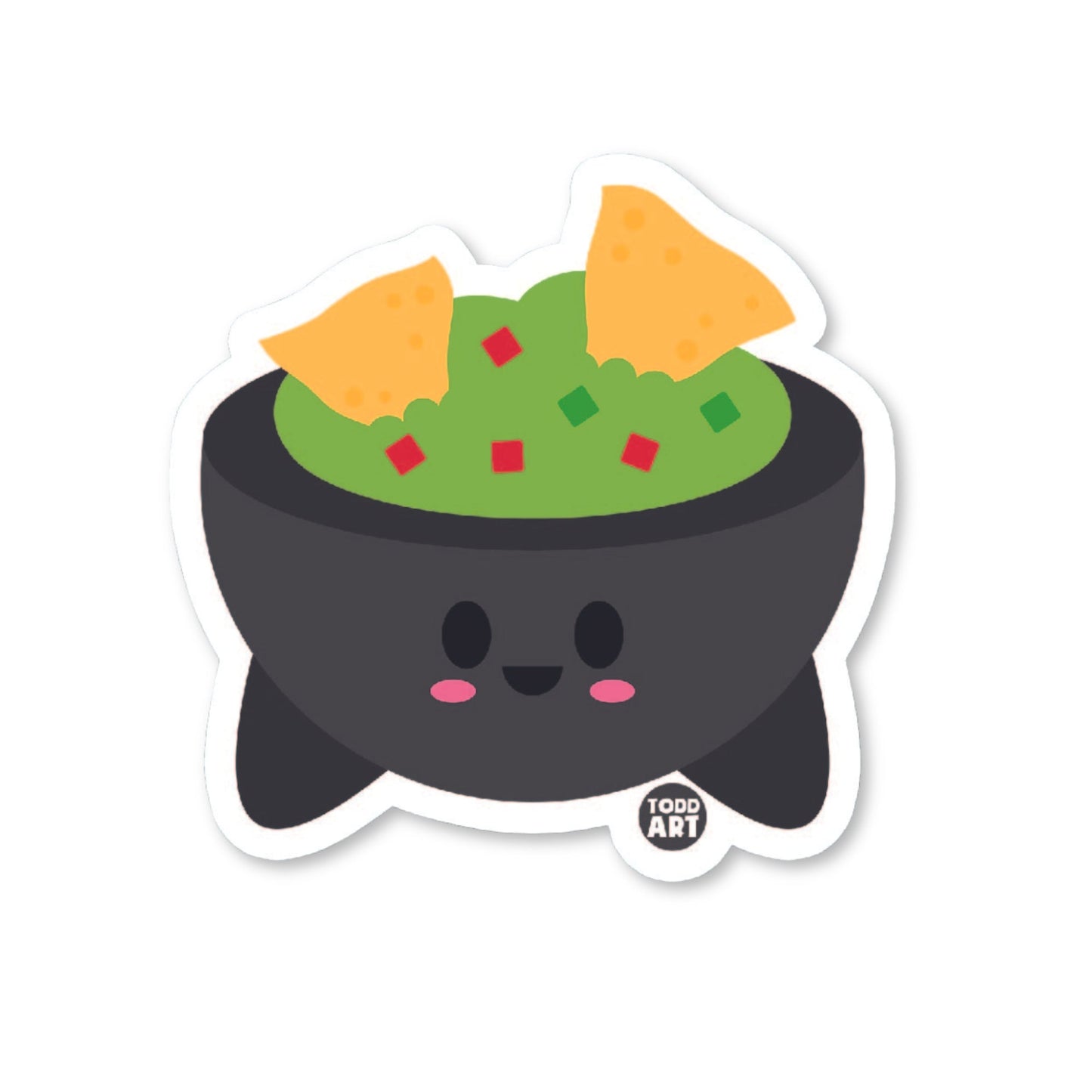 Guacamole - 3" Art Sticker