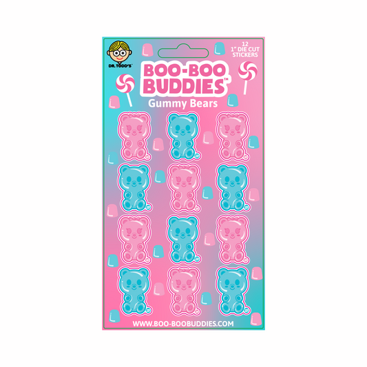 Boo Boo Buddies® Gummy Bear Sticker Sheet – Collectible