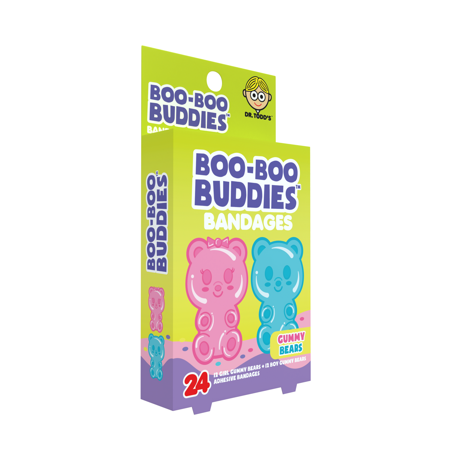 Kids Bandages – Gummy Bears (24 Count, Latex-Free)