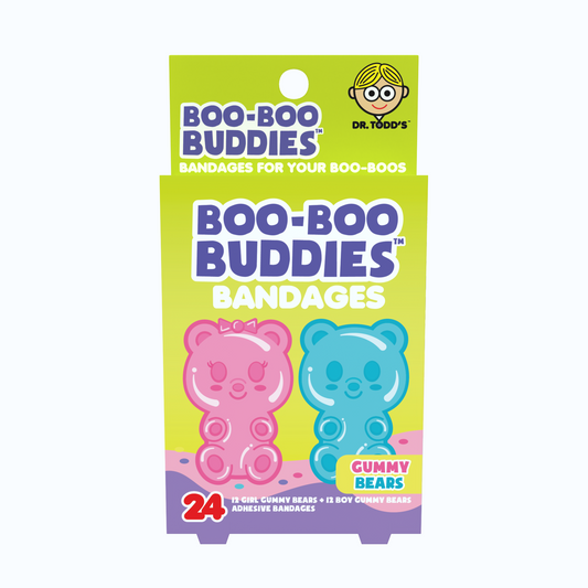 Kids Bandages – Gummy Bears (24 Count, Latex-Free)