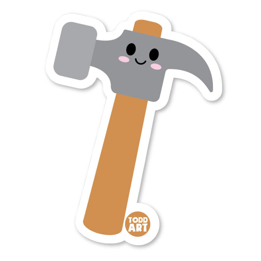 Hammer - 3" Art Sticker