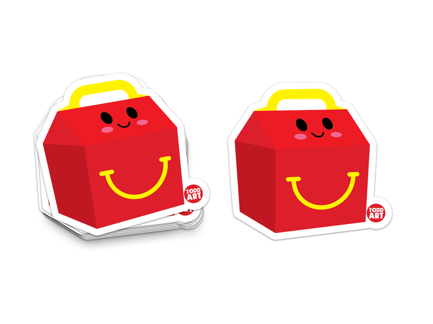 Happy Meal - 3" Art Sticker