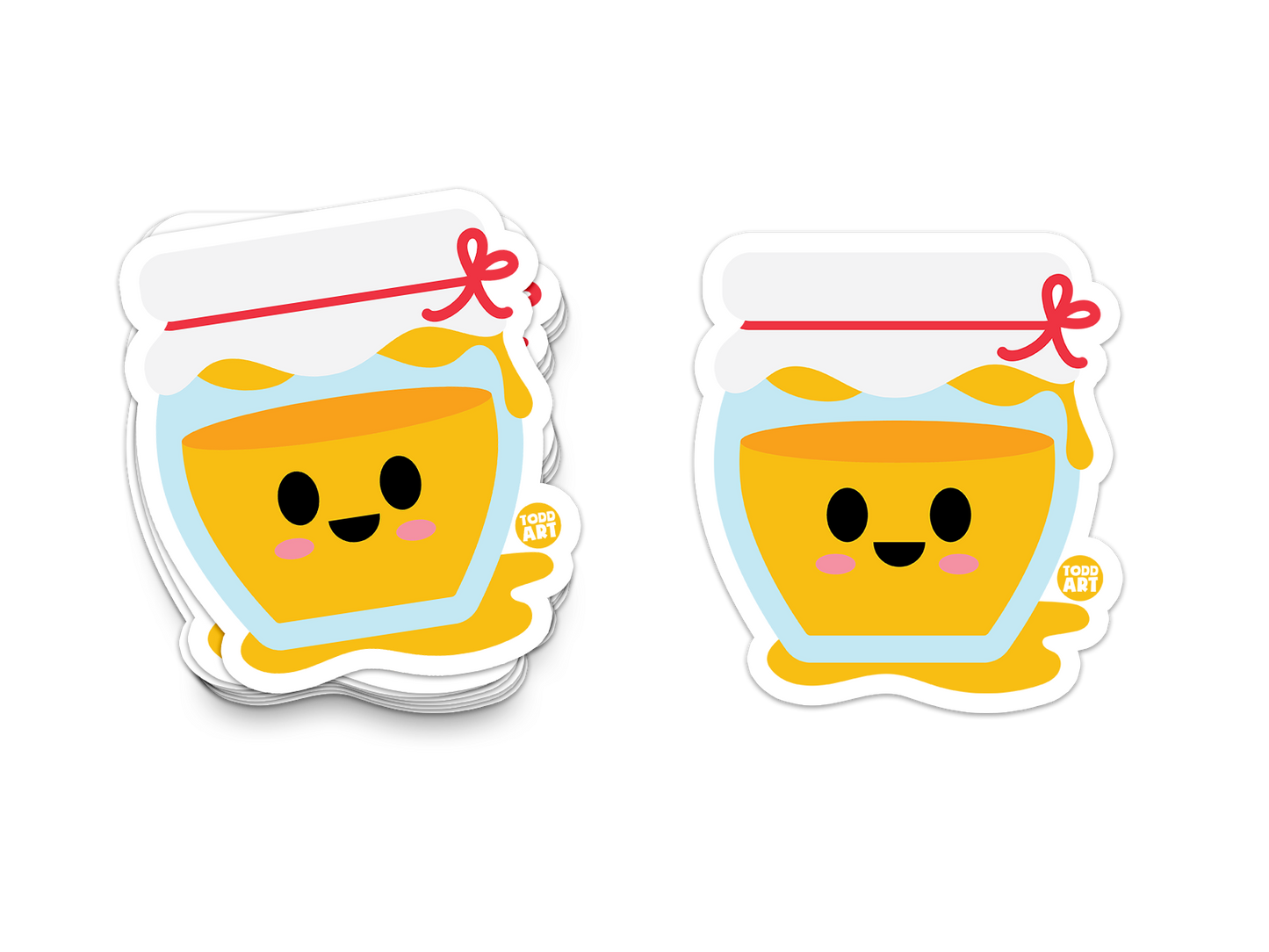 Honey Pot - 3" Art Sticker