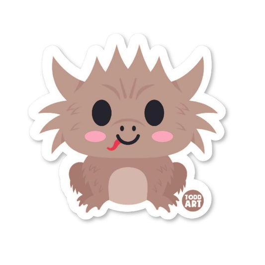 Horny Toad - 3" Art Sticker