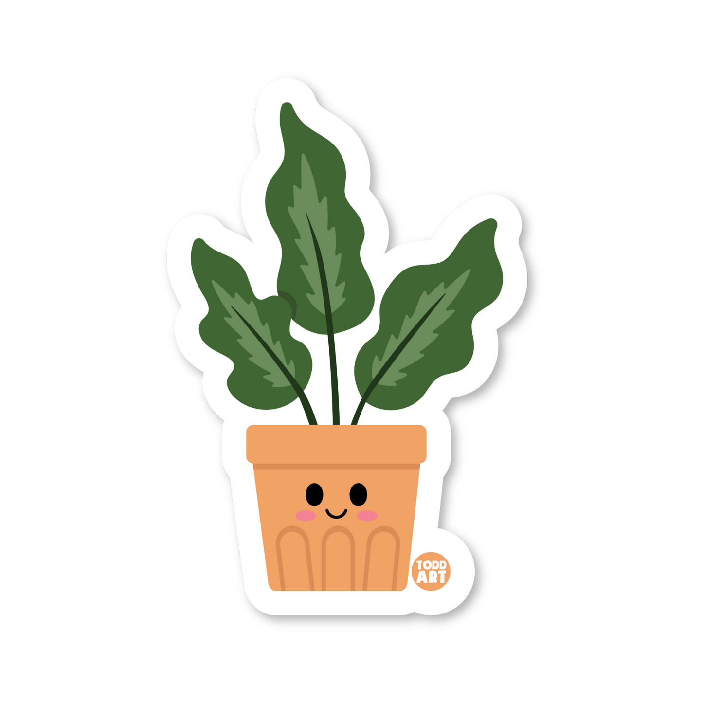 House Plant - 3" Art Sticker