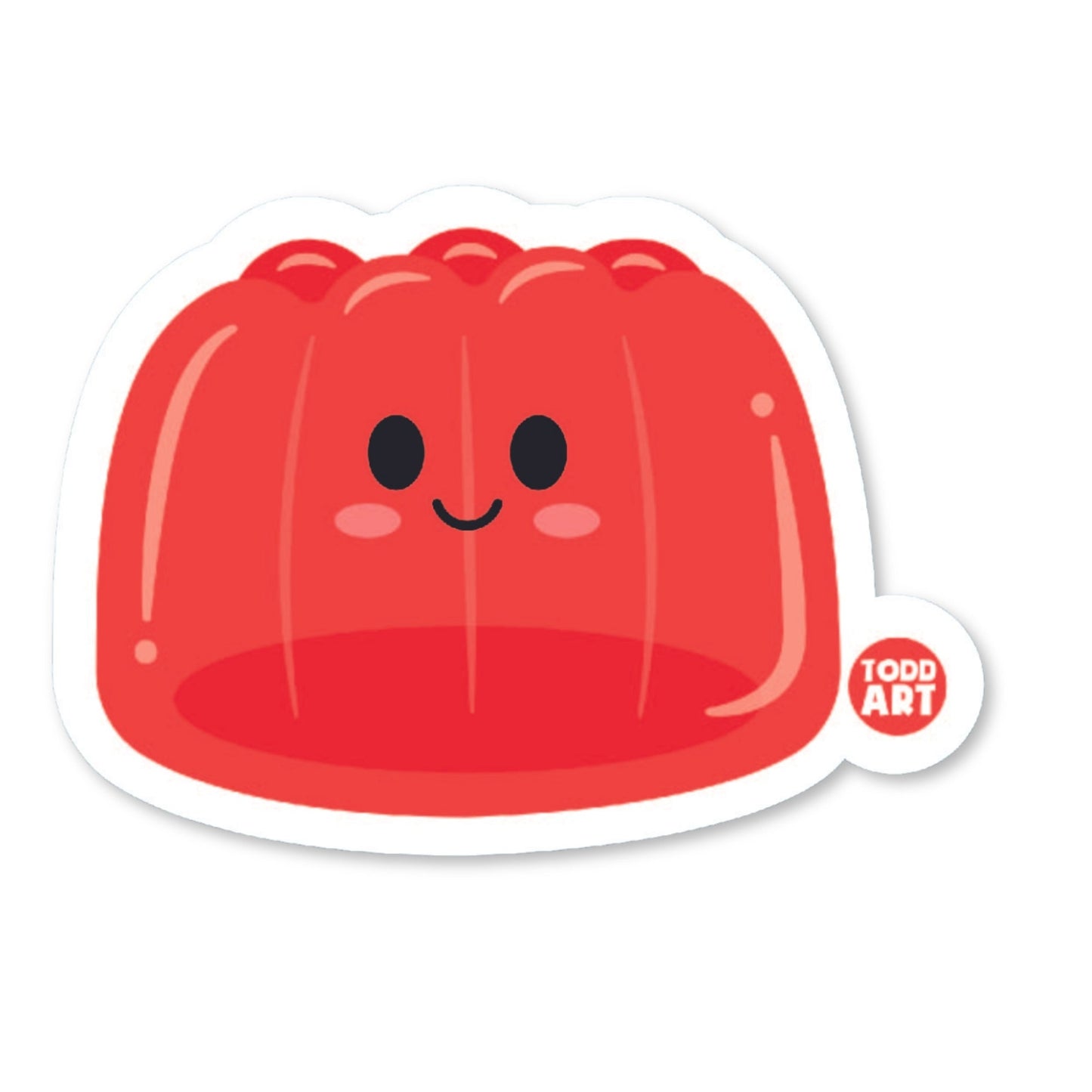 Jello - 3" Art Sticker